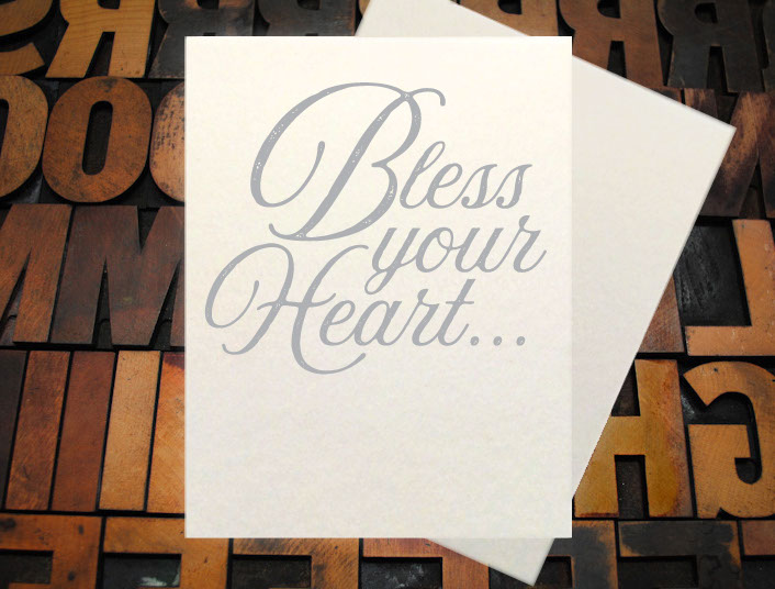 Letterpress Card with an image of a vintage car